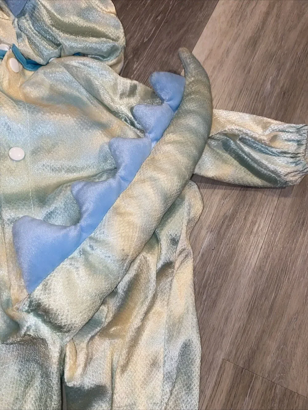 FUN WORLD DINOSAUR DRAGON MULTICOLOR SNAP 1 PIECE HALLOWEEN COSTUME BABY 12m 24m